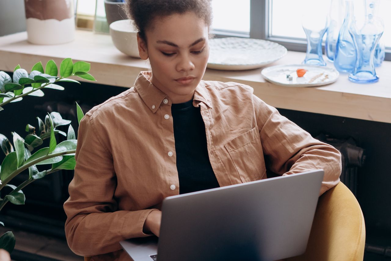 A patient searching online for a doctor on a laptop, the main way new patients find a medical practice in 2026