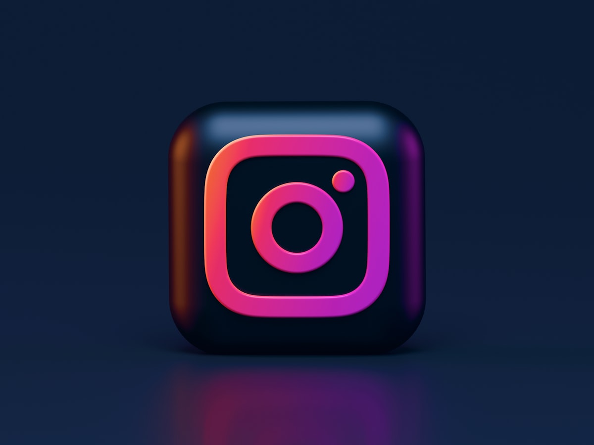 A phone showing a social media profile, illustrating whether a medical practice should buy Instagram followers
